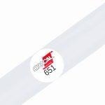 ORACAL 651 Glossy Permanent Vinyl 12 Inch x 15 Feet (White) permanent address
