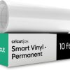 Cricut Smart Permanent Vinyl for Joy Machine, White (5.5in x 10ft roll) - Matless Cutting for Long cuts vinyl siding