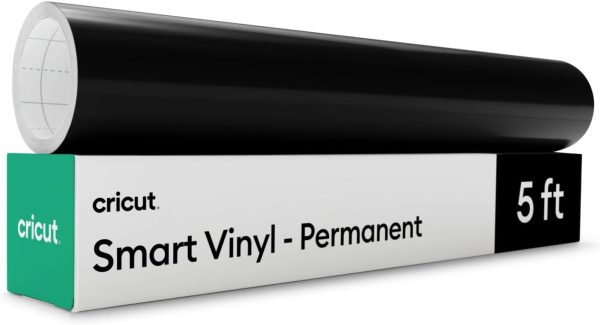 Cricut Smart Permanent Vinyl, Black (13in x 5ft) - for Maker & Explore Machines vinyl fence