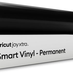 Cricut Smart Permanent Vinyl for Joy Xtra Machine, Black (9.5in x 6ft Roll)-0