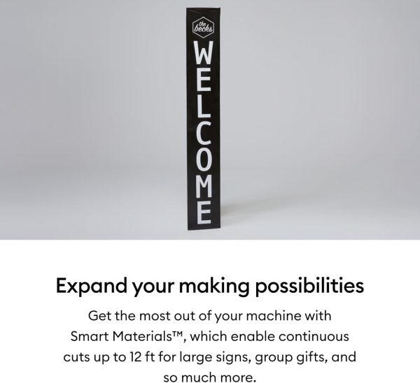 Cricut Smart Permanent Vinyl for Joy Xtra Machine, Black (9.5in x 6ft Roll) vinyl flooring