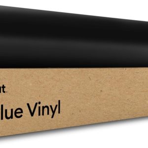 Cricut Value Permanent Vinyl, Matte Black (12in x 20ft Roll)-0