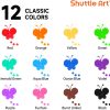 Shuttle Art Dot Markers, 12 Colors Washable Markers for Toddlers,Bingo Daubers Supplies Kids Preschool Children, Non Toxic Water-Based artisan