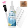 Photo Transfer Medium, Photo Transfer Liquid Gloss Gel Medium with Brush, Scraper, Latex Gloves Fast Drying for Wood and Hard Surfaces, 200ml White photosynthesis