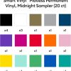 Cricut® Smart Vinyl™ Matless Permanent Vinyl, Colorful Sampler – 13 in x 12 in (20 ct) permanently close your payments profile