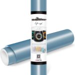 TECKWRAP Permanent Adhesive Vinyl 12" x 10ft, Matte Cobalt Blue permanent marker