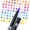 Tombow 56187 Dual Brush Pen Art Markers, Pastel, 10-Pack. Blendable, Brush and Fine Tip Markers-4