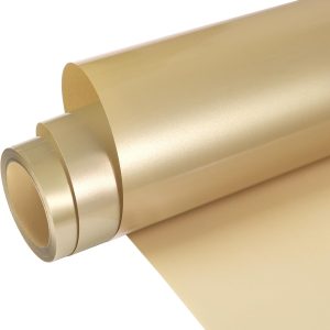 WRAPXPERT Gold HTV Light Gold Heat Transfer Vinyl Roll,12''x5ft Iron on Vinyl, Champagne Heat Press Vinyl for T-Shirts, Fabrics, Easy to Transfer & Cut gold price per gram