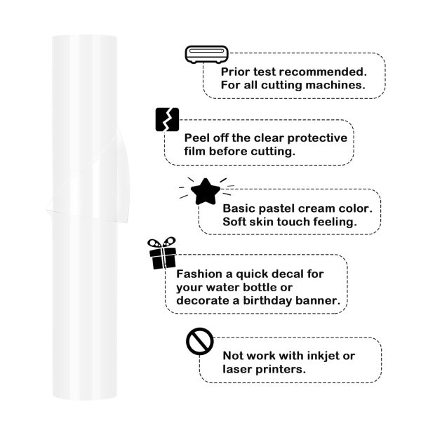 TECKWRAP 001 Vinyl Glossy Permanent Adhesive Vinyl for Craft Decal Projects 12" x 10ft, Glossy Coconut White vinyl flooring