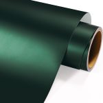 GIRAFVINYL Dark Green Vinyl Permanent - 12" x 6ft Matte Navy Permanent Vinyl Adhesive for Home Car Decorations, Cup, Stickers, Waterproof green card renewal