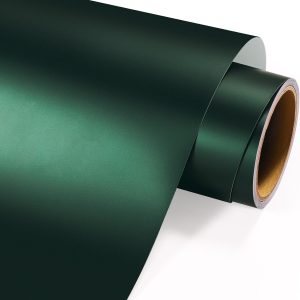 GIRAFVINYL Dark Green Vinyl Permanent - 12" x 6ft Matte Navy Permanent Vinyl Adhesive for Home Car Decorations, Cup, Stickers, Waterproof green card renewal