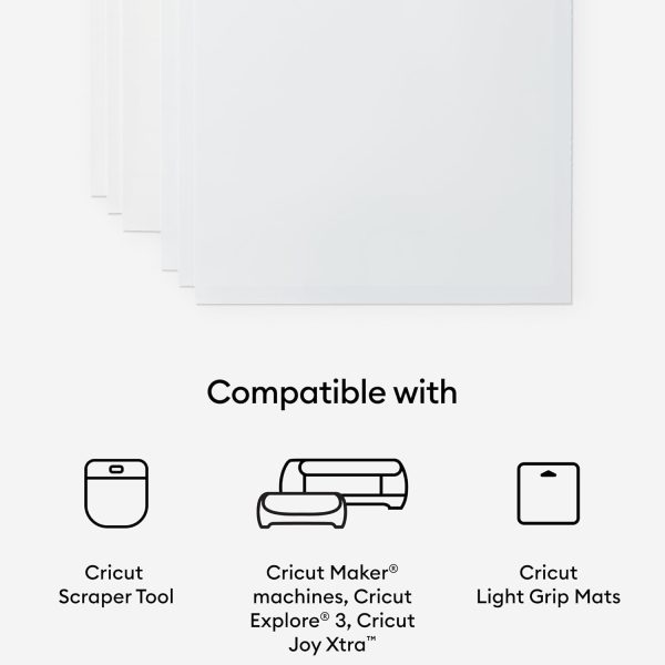 Cricut Joy Xtra Printable Waterproof Sticker Set- White cricut maker 4