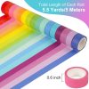 Phinus Washi Tape Set, 16 Pack Decorative Tape, Multicolor, 15mm x 5m, Reusable, Ideal for Gift Wrapping, Journaling, Crafting, Decoration phineas liquid