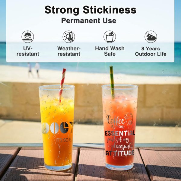 Black Permanent Vinyl - Glossy Black Adhesive Vinyl Roll for All Cutting Machine, Permanent Outdoor 12" x11FT for Decor Sticker, Car Decal, Scrapbooking, Signs, Glossy & Waterproof-3