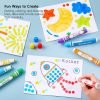 Shuttle Art Dot Markers, 12 Colors Washable Markers for Toddlers,Bingo Daubers Supplies Kids Preschool Children, Non Toxic Water-Based-4