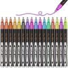 Aen Art Double Line Markers Outline Pens, Squiggles Shimmer Outline Marker Set, 16 Colors Doodle Shimmer Pen for Drawing, Making Card, Craft Project markers and minions