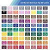 80 Colors Alcohol Markers Artist Drawing Art Dual Tip Markers Perfect for Kids Boys Girls Students Adult(80 Black Shell) alcohol