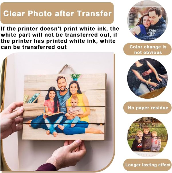 500g Photo Transfer Medium Gel for Wood and Hard Surfaces - Ideal for DIY Craft Enthusiasts to Decorate Their Home-3