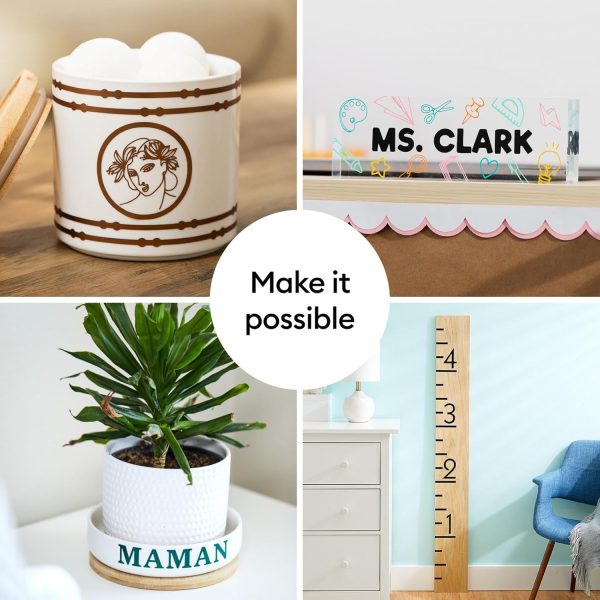 Cricut Smart Permanent Vinyl, Sampler Pack (13in x 24in, 6 Sheets)-4