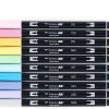 Tombow 56187 Dual Brush Pen Art Markers, Pastel, 10-Pack. Blendable, Brush and Fine Tip Markers 56187 sherri hill
