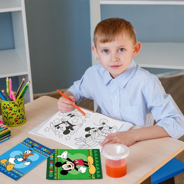 Mickey Birthday Party Supplies, 24Pcs Mouse Coloring Books for Minnie Birthday Party Gifts, Goodie Bag Stuffers, Classroom Rewards, 8 Styles-3