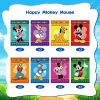 Mickey Birthday Party Supplies, 24Pcs Mouse Coloring Books for Minnie Birthday Party Gifts, Goodie Bag Stuffers, Classroom Rewards, 8 Styles 24pcs gradient sky blue false nails short fake nails for women and girls
