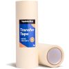 TapeManBlue 12" x 100' Roll of Paper Transfer Tape for Vinyl, Made in America, Premium-Grade Transfer Paper for Vinyl with Layflat Adhesive for Crafts, Decals, and Letters roller coaster