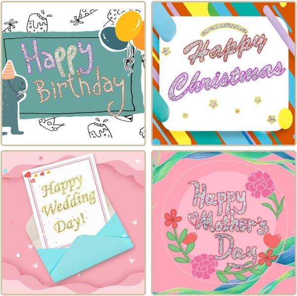 Aen Art Double Line Markers Outline Pens, Squiggles Shimmer Outline Marker Set, 16 Colors Doodle Shimmer Pen for Drawing, Making Card, Craft Project aeneas