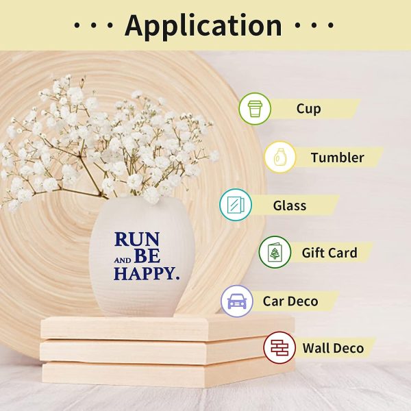 IModeur Permanent Adhesive Vinyl Bundle - 86 Pack Vinyl Sheets (12”x12”, Glossy, Matte, Metallic) for Most Cutting Machines and Party Decoration, Sticker, Craft Cutter, Car Decal-4