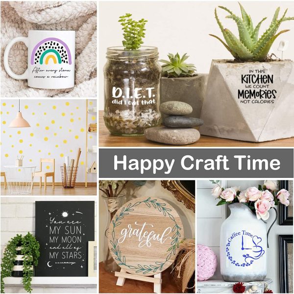 HTVRONT White Permanent Vinyl, 12" x 14 FT Glossy White Adhesive White Vinyl Roll Compatible with Cricut Cutting Machine, Silhouette, Cameo Cutters, Signs, Scrapbooking, Craft, Die Cutters permanently close your payments profile