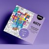 Omy Giant Coloring Poster – Kitty | Fun and Creative Coloring Activity | Extra-Large Poster to Color Alone or with Others | Easy-to-Frame Format | from 3 Years Old-3