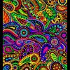 Stuff2Color Paisley - Fuzzy Velvet Coloring Poster for All Ages - Fun Coloring Activity-0