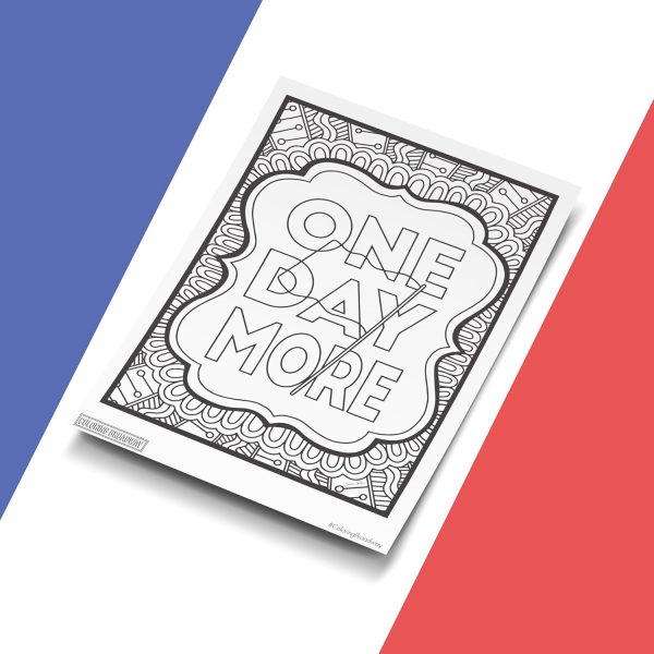 Coloring Broadway - Les Miserables Inspired Coloring Pages (Set of 4) “One Day More” Collection, Broadway Musical Merchandise, Card Stock (8 1/2” x 11”), Ideal Gift for a Broadway Theater Lover-4