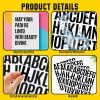 10 Sheet Letter Stickers - 2 Inch Black Vinyl Self Adhesive Alphabet Stickers Stick On Letters for Arts Crafts Outdoor Sign Wall Mailbox Windows Doors Car Poster Board (Black, 2 Inch) letter format