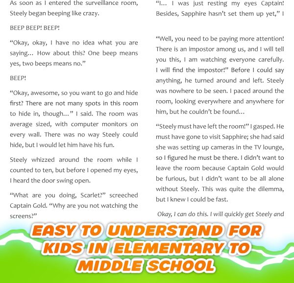 Among Us Inspired Boxed Set: 5 Epic Adventure Story Chapter Books (plus Bonus Coloring Book) for Kids Young Gaming Fans - Unofficial & Independent, Gift for Children Boys & Girls 8-12 years-3