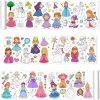 Nicime 118 * 11.8inch Cute Princess Coloring Roll, DIY Drawing Roll for Kid, Children Painting Paper for Classroom Home Wall Supplies Favor-0