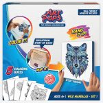 ArtPops Coloring Boxes – Pop-Up Pre-Printed Coloring Box Set – DIY Wall Art Kit for Teens & Adults – Eco-Friendly, Easy to Hang, No Frame Needed – 5-Pack, Wild Mandalas-0