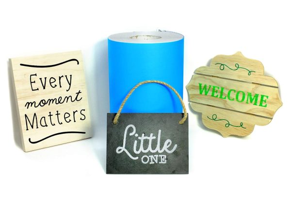 VViViD Blue Stencil Vinyl Masking Film with Anti-Bleed Technology (12" x 10ft)-2