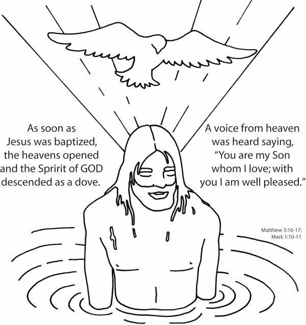 Memory Cross John The Baptist Craft Coloring Card 12/Pack 30021b baptist university