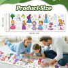Nicime 118 * 11.8inch Cute Princess Coloring Roll, DIY Drawing Roll for Kid, Children Painting Paper for Classroom Home Wall Supplies Favor-1