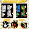 20pcs Construction Fuzzy Velvet Coloring Posters Velvet DIY Crafts Kits Color Your Own Construction Trucks Posters DIY Crafts for Family Time, Arts and Crafts, Travel, Quiet Time, Sharing, Party-1