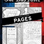 Coloring Broadway - Les Miserables Inspired Coloring Pages (Set of 4) “One Day More” Collection, Broadway Musical Merchandise, Card Stock (8 1/2” x 11”), Ideal Gift for a Broadway Theater Lover lesserafim