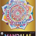 DESECRAFT Mandalas Coloring Book for Adults Relaxation - Spiral Bound Adult Coloring Book with Gold Foil Designs, Anxiety Relief & Stress Relief Gifts for Women 8.5" x 11" Tear Out Pages-0