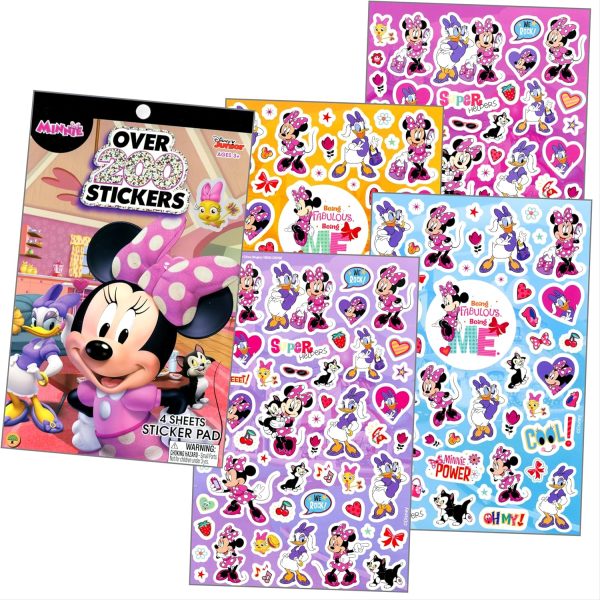 Bendon Minnie Mouse Coloring Book Stickers Set with Coloring Book and Minnie Stickers, Reward Sticker Set, and More-4