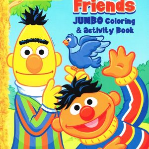Bendon Publishing International Sesame Street Elmo Jumbo Coloring Book - Favorite Friends-0