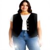 Fiorella Rubino Ballon Jeans Curvy Damen helle Waschung