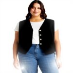 Fiorella Rubino Ballon Jeans Curvy Damen helle Waschung