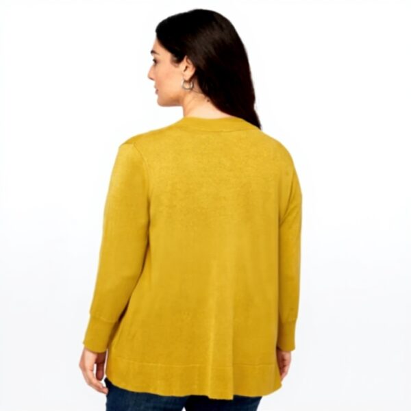 Fiorella Rubino Cardigan Viskose LENZING ECOVERO gelb Damen