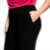 Fiorella Rubino Cropped Hose Jersey Curvy Größen Damen