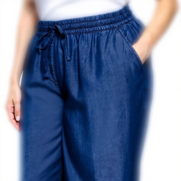 Cropped-Hose Lyocell Fiorella Rubino Damen Curvy Größen